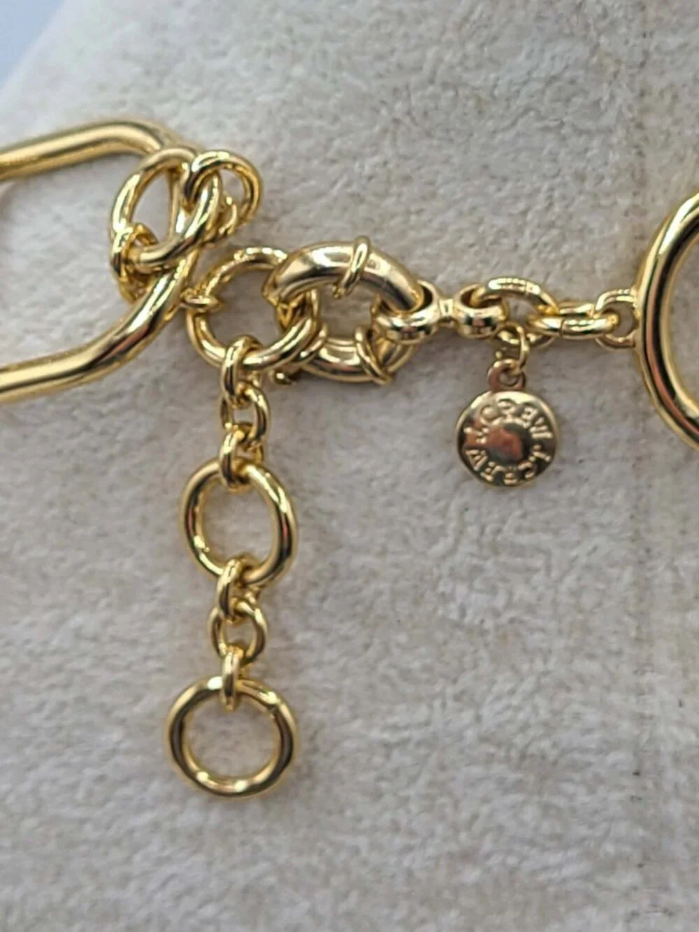 J Crew Gold Tone Knot Necklace NWOT